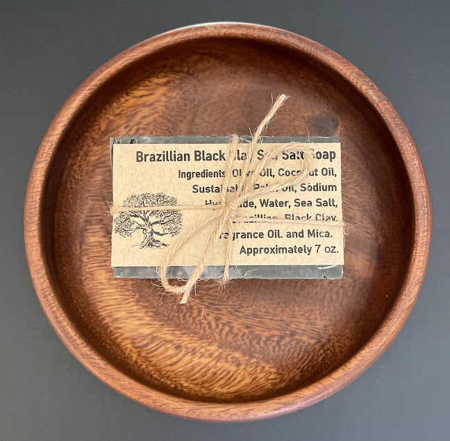Brazilian Black Clay Sea Salt Soap Bar