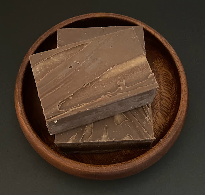 Brown Rhassoul Clay Sea Salt Soap Bar