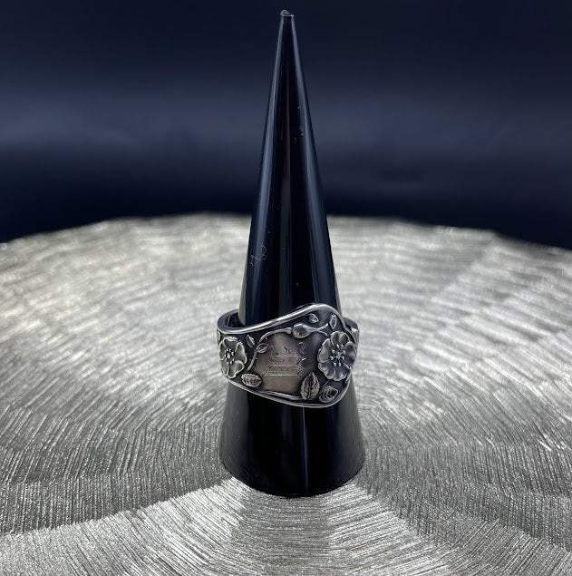 Sterling SIlver Vintage Spoon RIng - Size 10 SS1