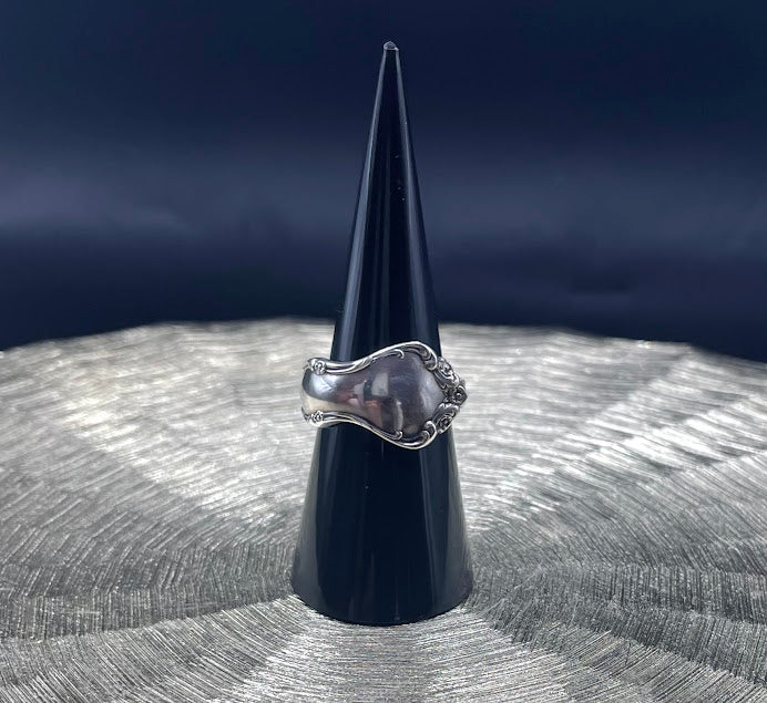 Sterling SIlver Vintage Spoon RIng - Size 7.75 SS2