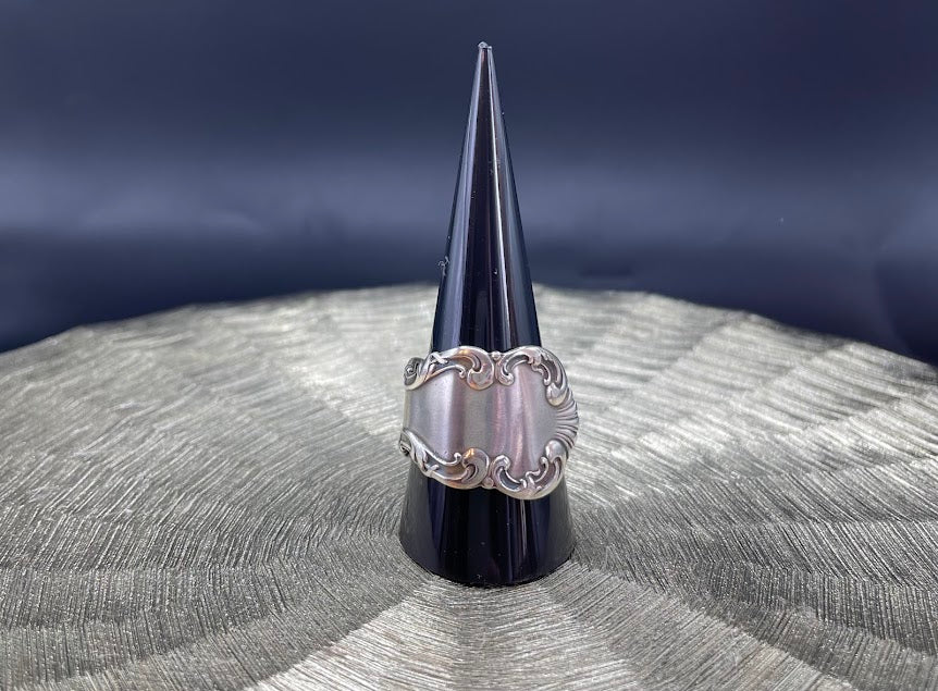 Sterling SIlver Vintage Spoon RIng - Size 11.5 SS3