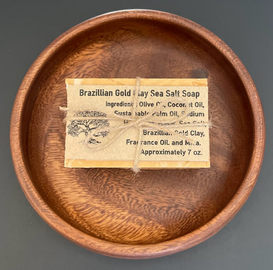 Brazilian Gold Clay Sea Salt Soap Bar
