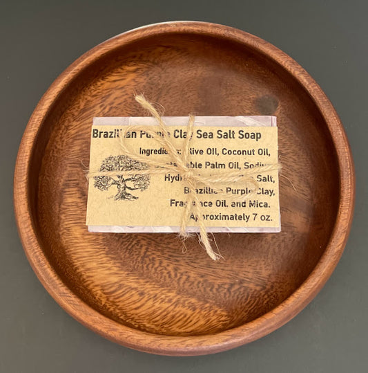 Brazilian Purple Clay Sea Salt Soap Bar