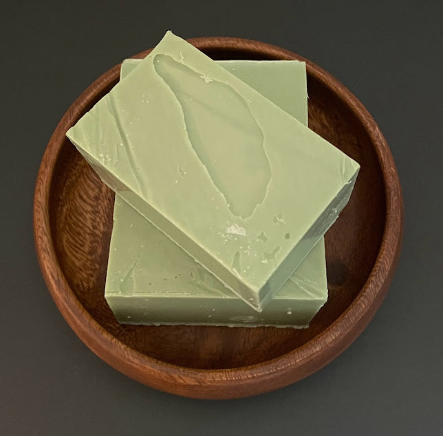 Green Kaolin Clay Sea Salt Soap Bar