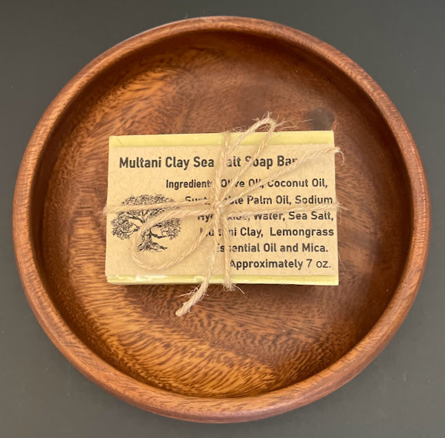 Handmade Sea Salt Clay Soap Bar