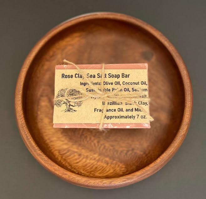 Rose Clay Sea Salt Soap Bar