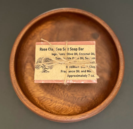 Rose Clay Sea Salt Soap Bar